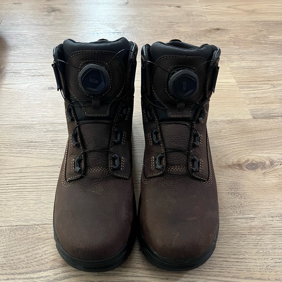Danner Dark Brown Men\'s Leather Waterproof Aluminum Toe Boots